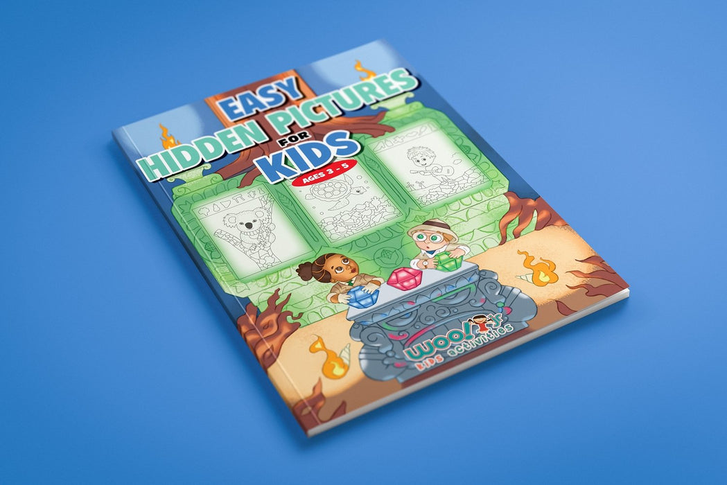 Easy Hidden Pictures for Kids Coloring Book - Safari Ltd®