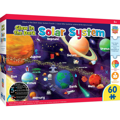 Educational - Solar System Glow 60 pc Puzzle - Safari Ltd®