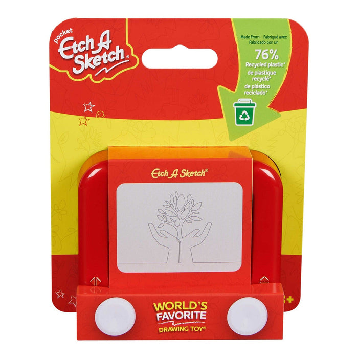Etch A Sketch Toy On White Stock Photo - Download Image Now - Etch
