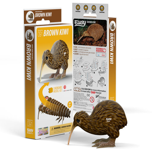 EUGY Brown Kiwi 3D Puzzle - Safari Ltd®
