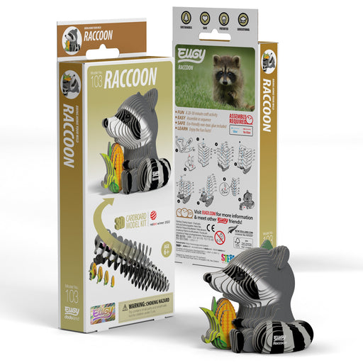 EUGY Raccoon 3D Puzzle - Safari Ltd®