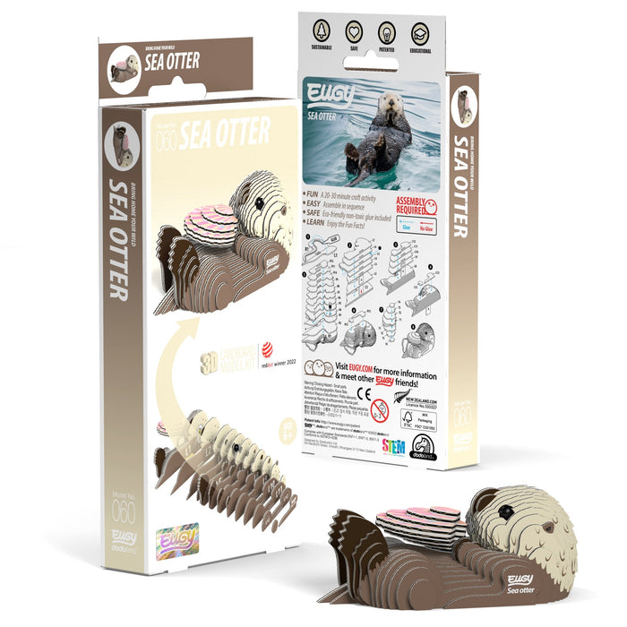 EUGY Sea Otter 3D Puzzle - Safari Ltd®