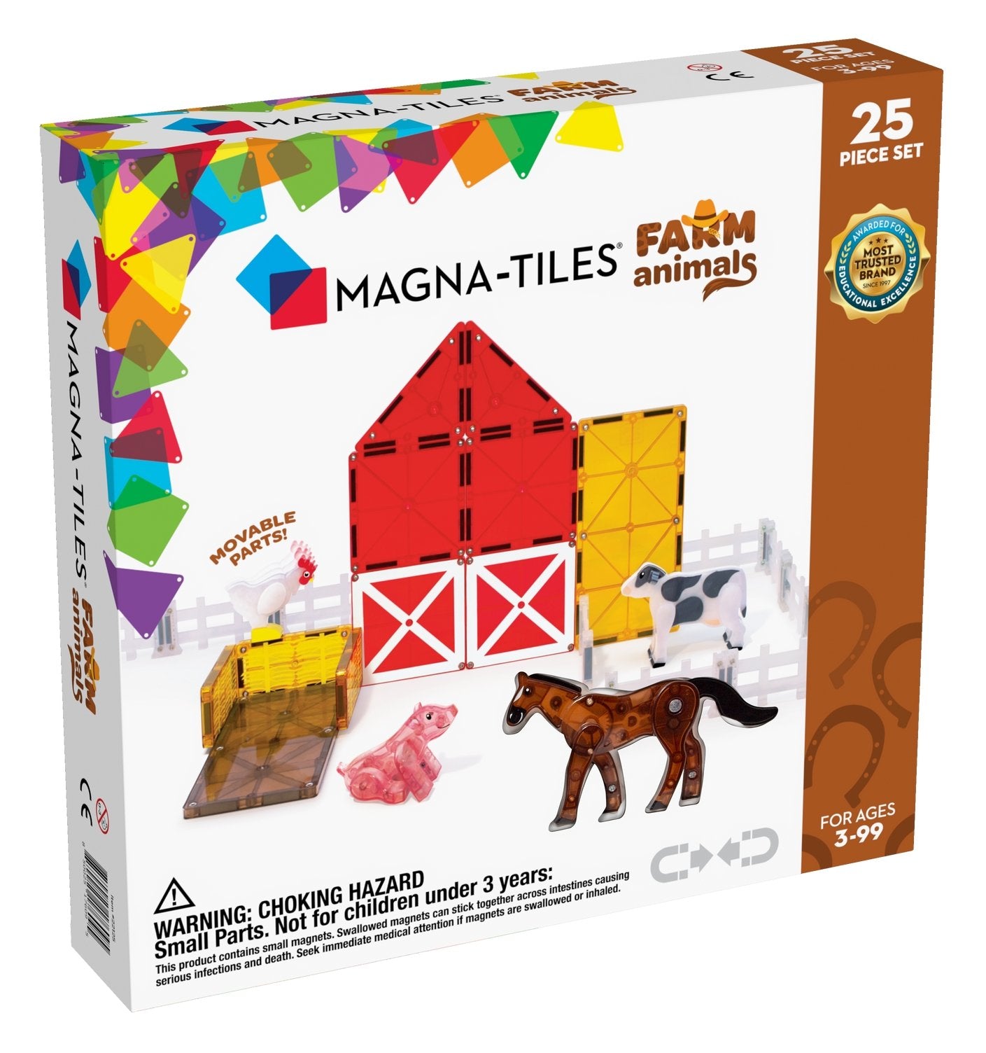 Magna-Tiles Farm Animals 25 Piece Set | Safari Ltd®