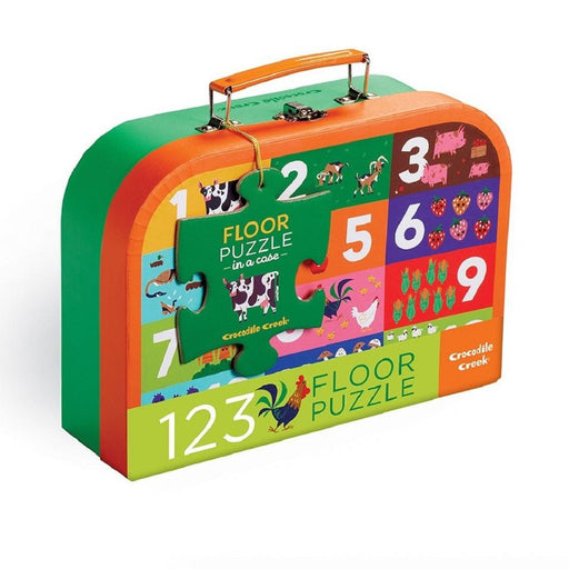 Floor Puzzle in a case: Barnyard 123 - Safari Ltd®