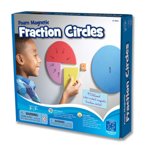 Foam Magnetic Fraction Circles - Safari Ltd®