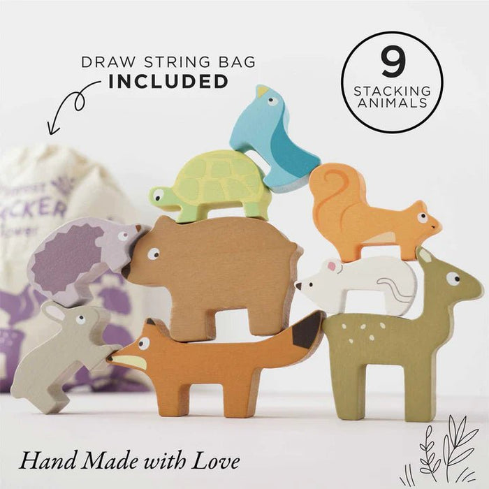 Forest Animals Wooden Stacking Toy - Safari Ltd®