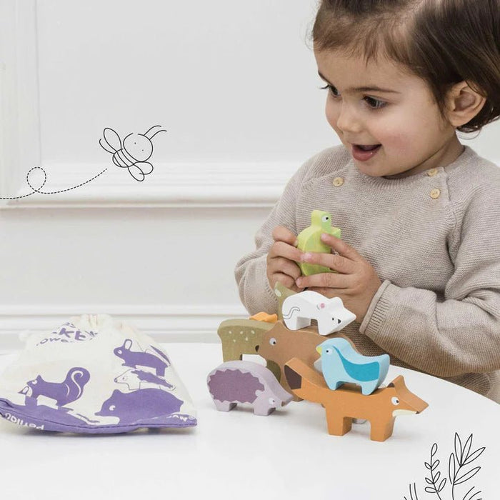 Forest Animals Wooden Stacking Toy - Safari Ltd®