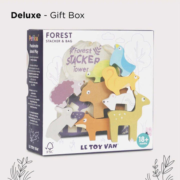 Forest Animals Wooden Stacking Toy - Safari Ltd®