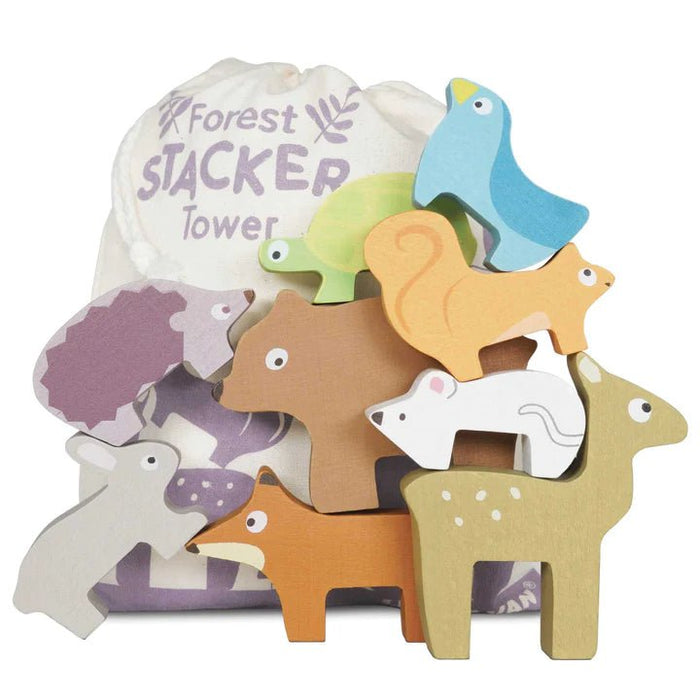 Forest Animals Wooden Stacking Toy - Safari Ltd®