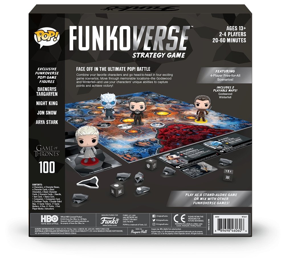 Funkoverse Strategy Game: Game of Thrones - 4 pack | Safari Ltd®