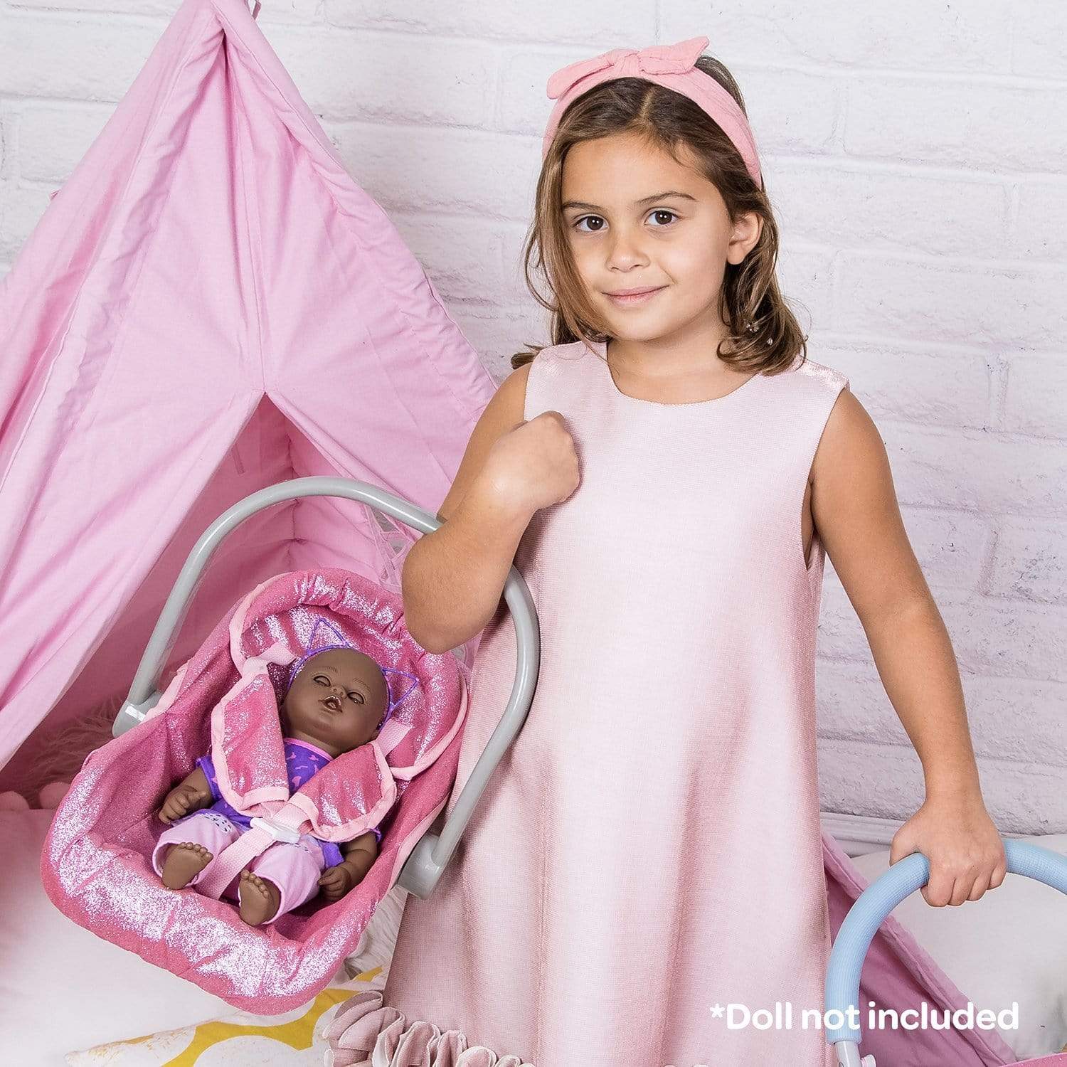 Glam Glitter Baby Doll Car Seat Carrier - Safari Ltd®
