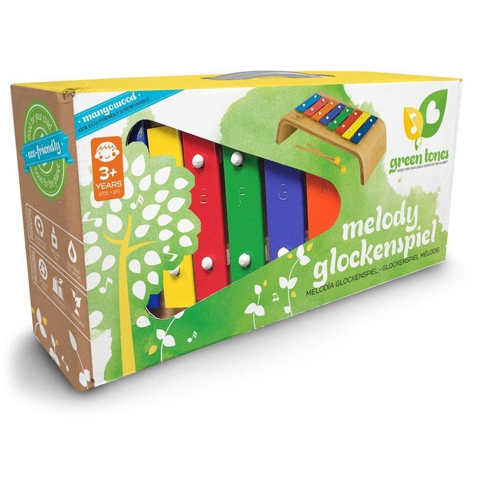 Green Tones Melody Glockenspiel wood toys Safari Ltd®