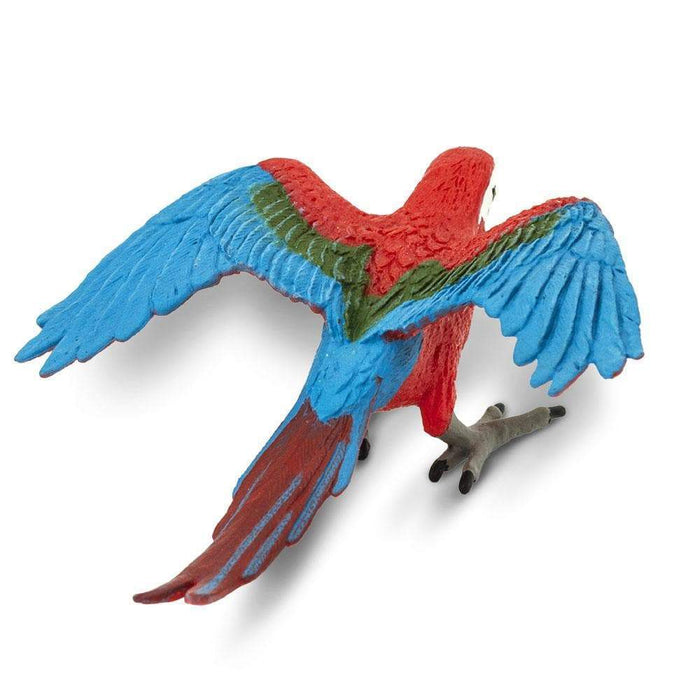 Green-winged Macaw Toy | Wildlife Animal Toys | Safari Ltd.
