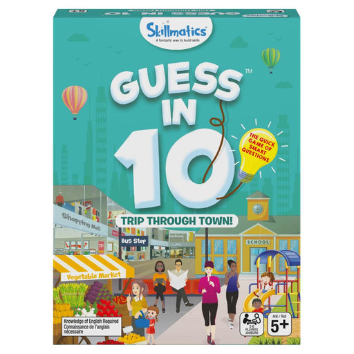 Guess in 10 Educational Board Game - Trip Through Town - Safari Ltd®