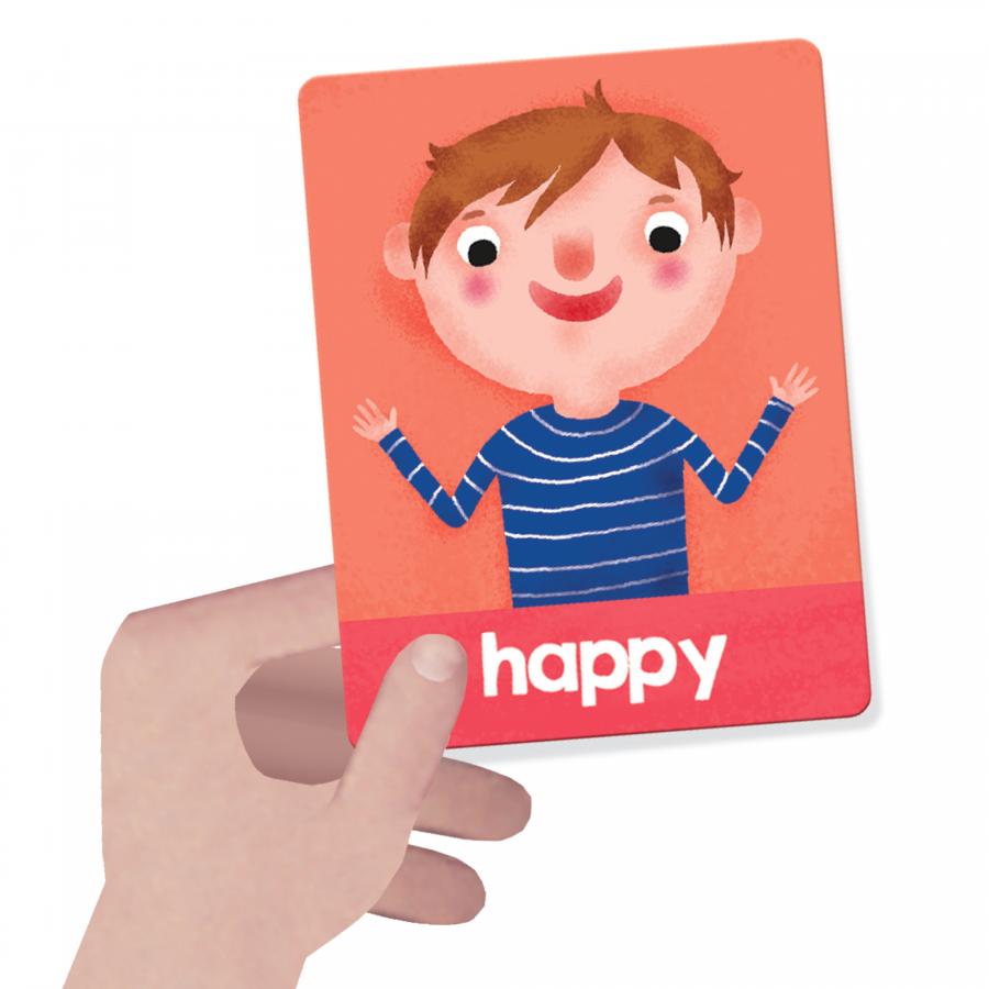 Cartes éducatives Headu Montessori - Émotions & Actions Pour Enfants 1-4 Ans