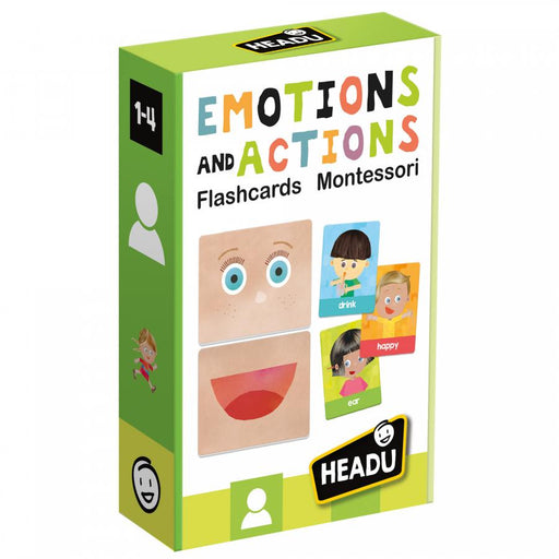Headu Flashcards - Emotions and Actions Montessori - Safari Ltd®