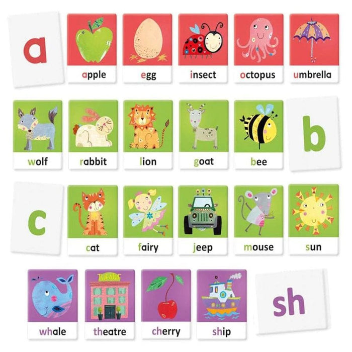 Headu Montessori - Flashcards - Tactile and Phonics Alphabet - Safari Ltd®