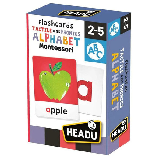 Headu Montessori - Flashcards - Tactile and Phonics Alphabet - Safari Ltd®