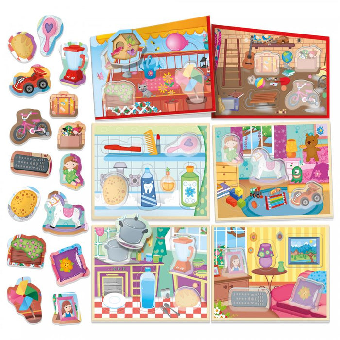 Montessori My Little House Tout à sa place! Jeu de tri et d'artisanat - 2-5  ans