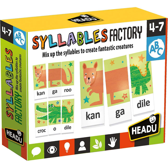 Headu Syllables Factory Flashcards - Safari Ltd®