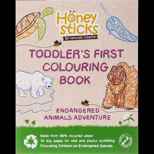Honeysticks - Coloring Book - Endangered Species - Safari Ltd®