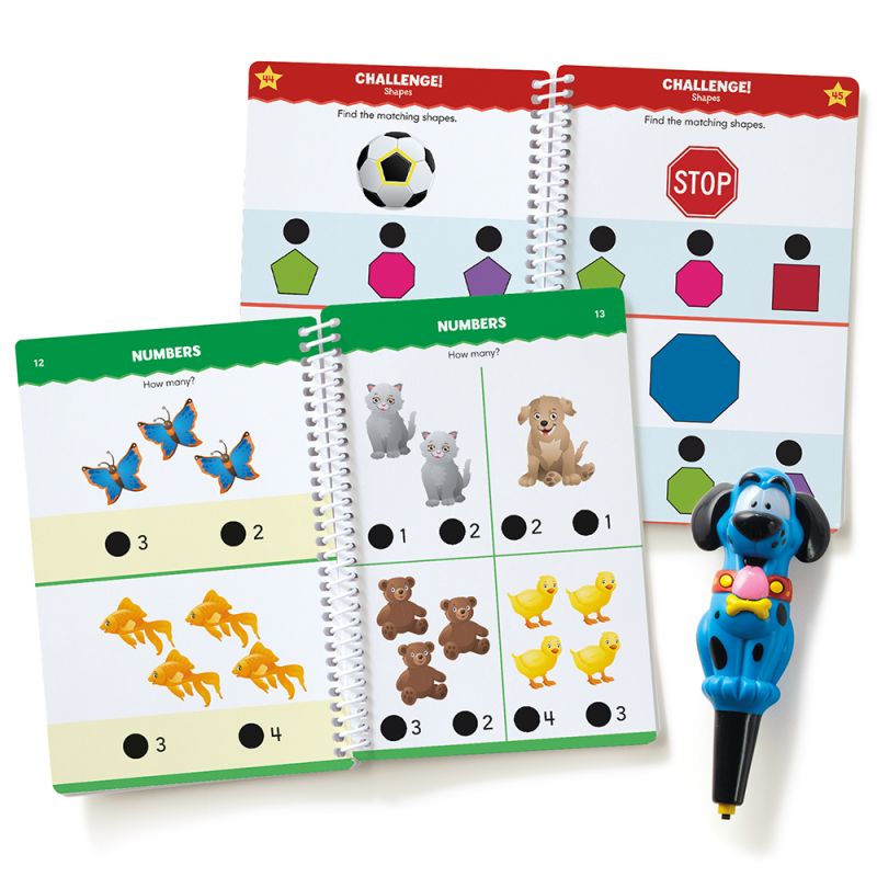Hot Dots Jr. Let's Master Pre-K Math with Ace Pen | Safari Ltd®