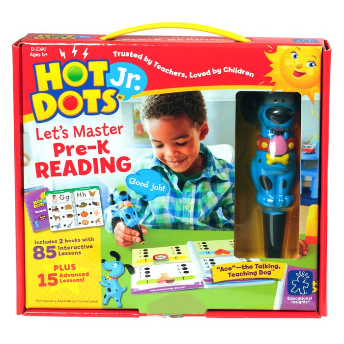 Hot Dots Jr Let's Master Pre-K Reading Set with Ace Pen