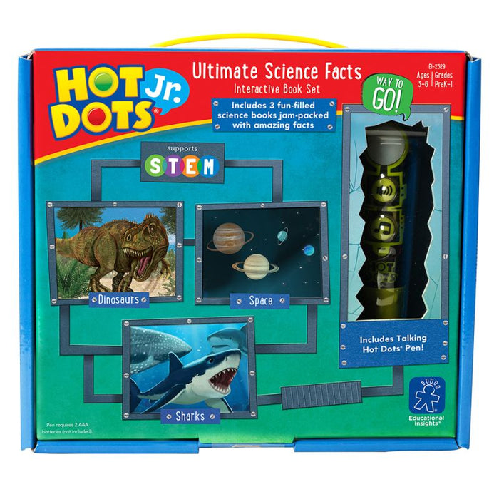 Hot Dots Jr. Ultimate Science Interactive Talking Set + Pen