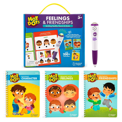 Educational Insights Hot Dots Jr. Let's Master Kindergarten Reading  Workbooks & Interactive Pen, 100 Reading Lessons, Ages 5+