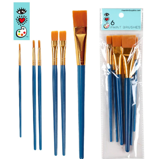 iHeartArt 6 Paintbrushes - Safari Ltd®