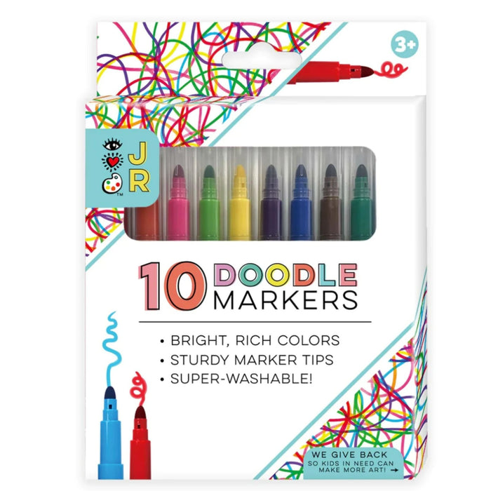 iHeartArt Jr 10 Doodle Markers - Safari Ltd®