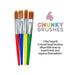 iHeartArt Jr 4 Chunky Brushes - Safari Ltd®