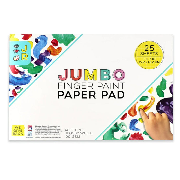 Jr Jumbo Finger Paint Paper Pad