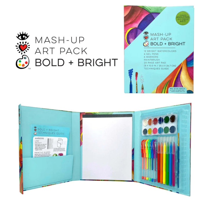 iHeartArt Mash-Up Art Pack Bold + Bright - Safari Ltd®