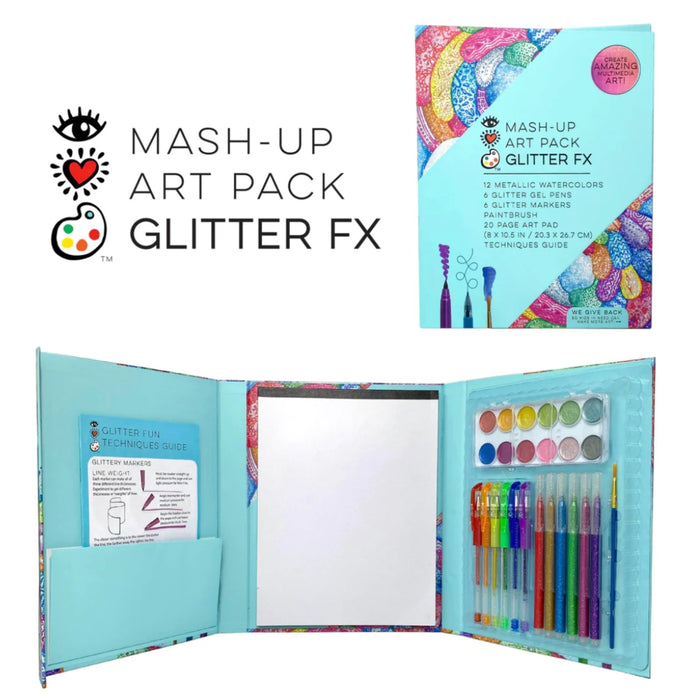 iHeartArt Mash-Up Art Pack Glitter FX - Safari Ltd®