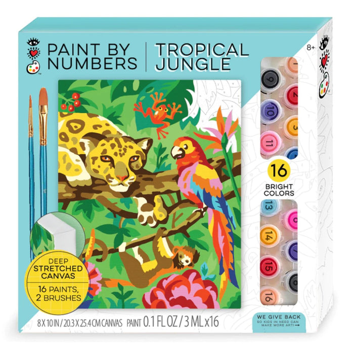 iHeartArt Paint By Numbers Tropical Jungle - Safari Ltd®