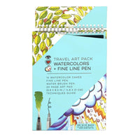 iHeartArt Travel Art Pack Watercolors + Fine Line Pen - Safari Ltd®