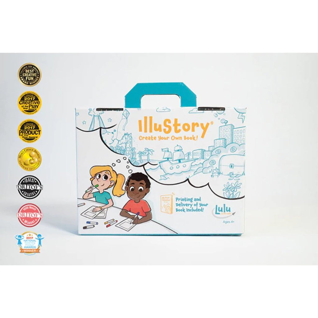 Illustory create your own book. Listen to our story about