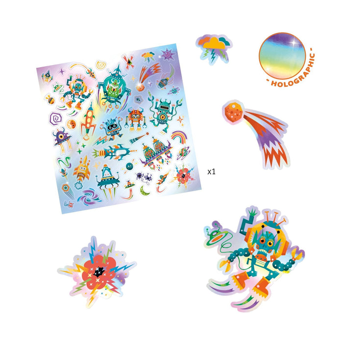 Intergalactic Holographic Sticker Sheets - Safari Ltd®