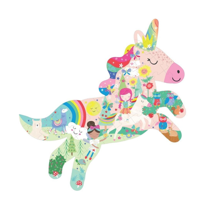 Jigsaw Puzzle - 40 pc Rainbow Unicorn - Safari Ltd®