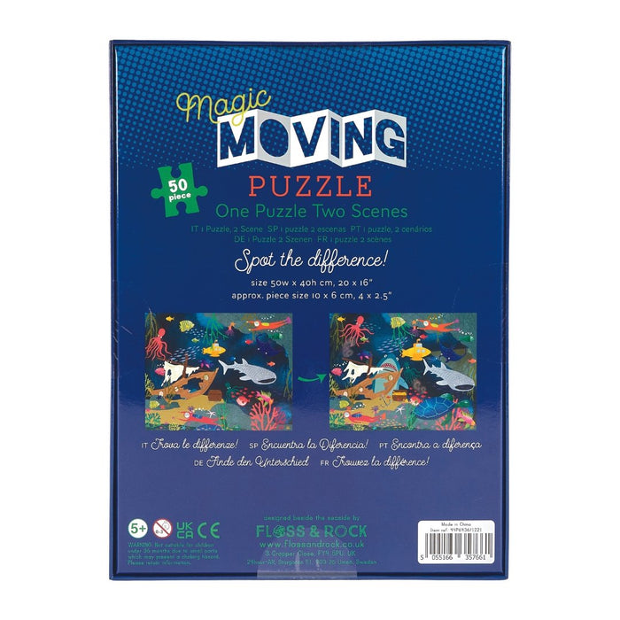 Jigsaw Puzzle - 50 pc Magic Moving Deep Sea