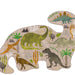 Jigsaw Puzzle - 80 pc Shaped - Dinosaur - Safari Ltd®