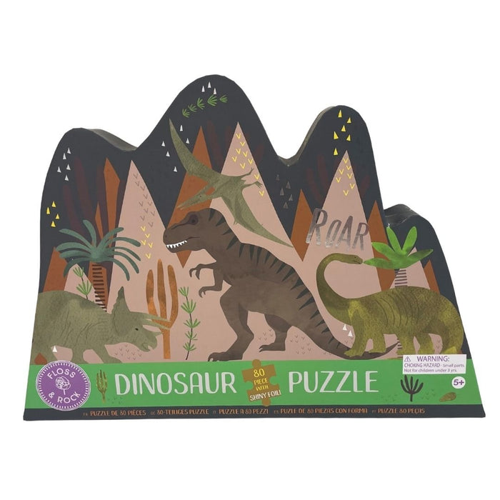 Jigsaw Puzzle - 80 pc Shaped - Dinosaur - Safari Ltd®