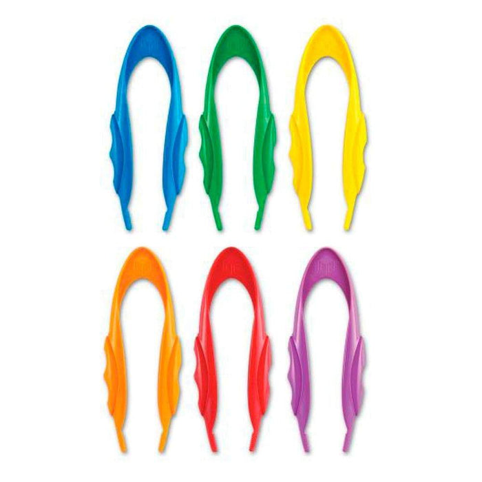 Set of 3 Safety Plastic Tweezers for Children - Fine Motor Tools