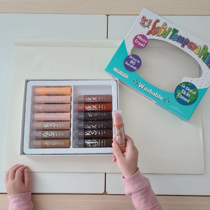 Kwik Stix Global Skin Tone Tempera Paint Sticks | Safari Ltd®