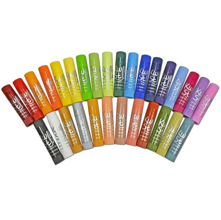 Tempera Paint Sticks, 30 Colors Solid Tempera Paint for Kids