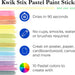 KwikStix Tempera Paint Pastel 10 colors - Safari Ltd®