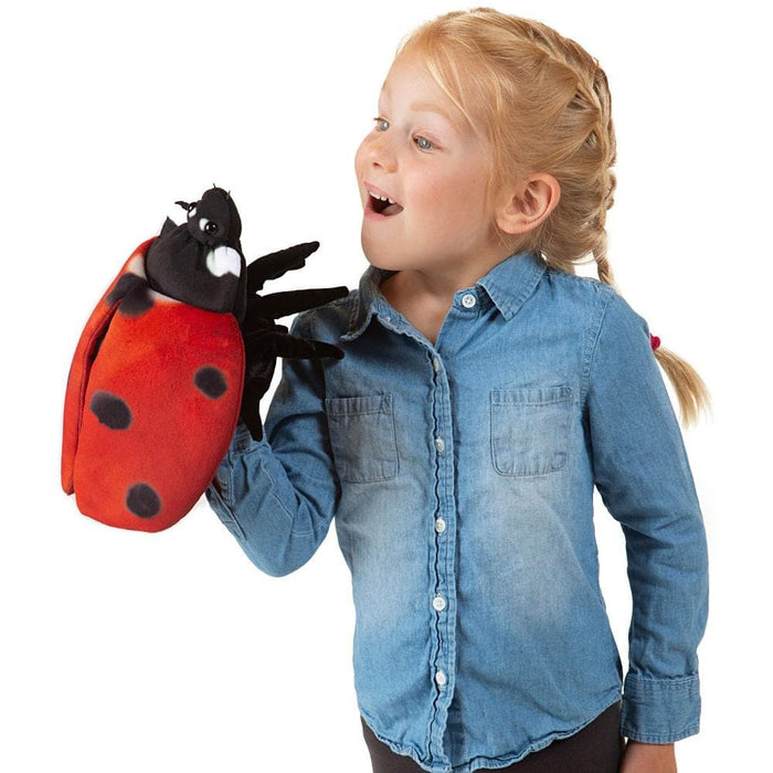 Ladybug Life Cycle Stuffed Animal Puppet - Safari Ltd®