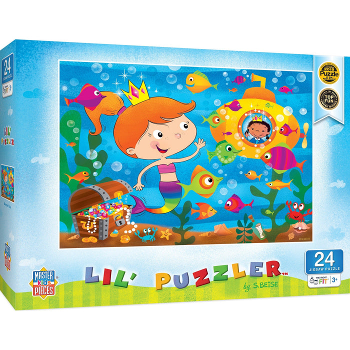 Lil Puzzler - Mermaid Tale 24 pc Puzzle - Safari Ltd®