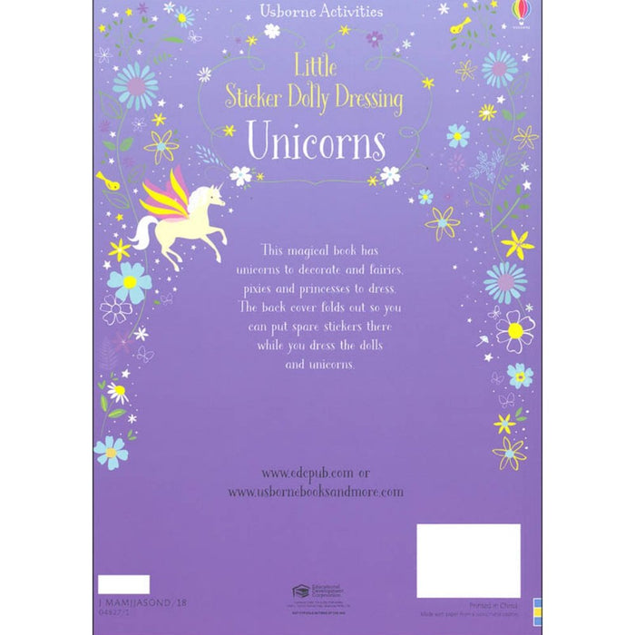 Little Sticker - Dolly Dressing Unicorns Book - Safari Ltd®